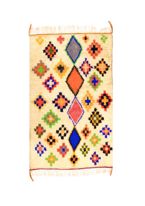 MEHRFARBIGER AZILAL-TEPPICH