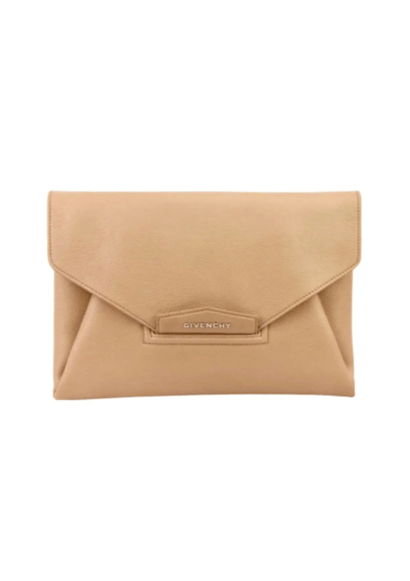 Antigona leather clutch bag Givenchy Beige in Leather - 35230014