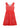 Rotes Flared -Kleid