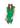 Grüner Mini -Kleid