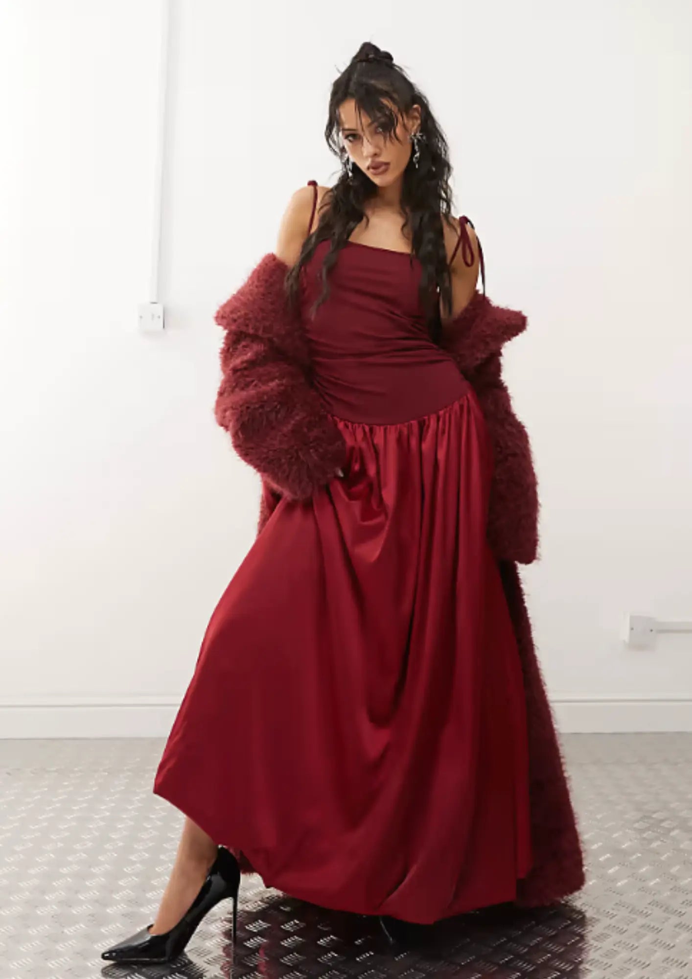 BURGUNDY ALEXA MAXI DRESS codressing BURGUNDY ALEXA MAXI DRESS codressing