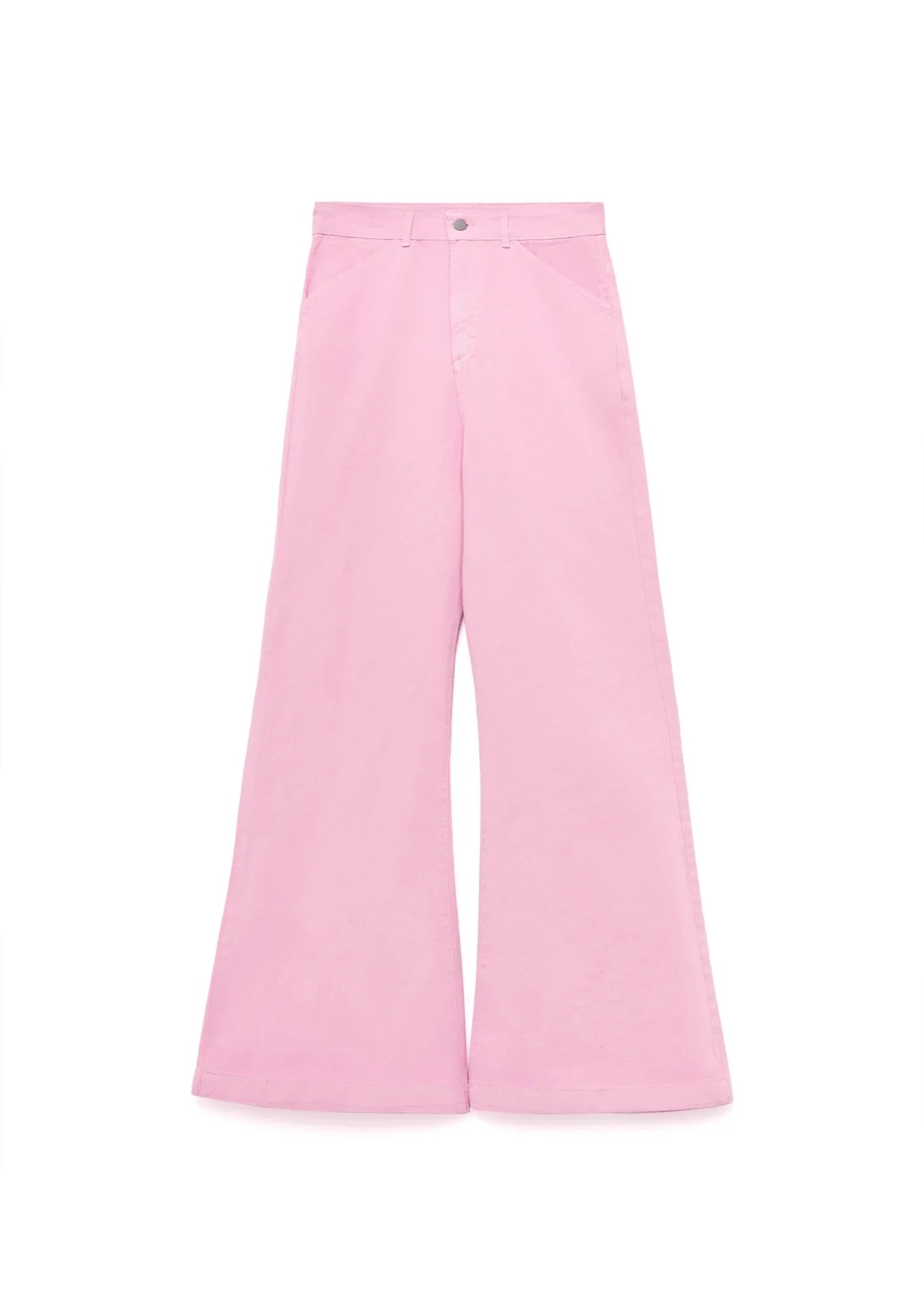 PINK FLARED JEANS