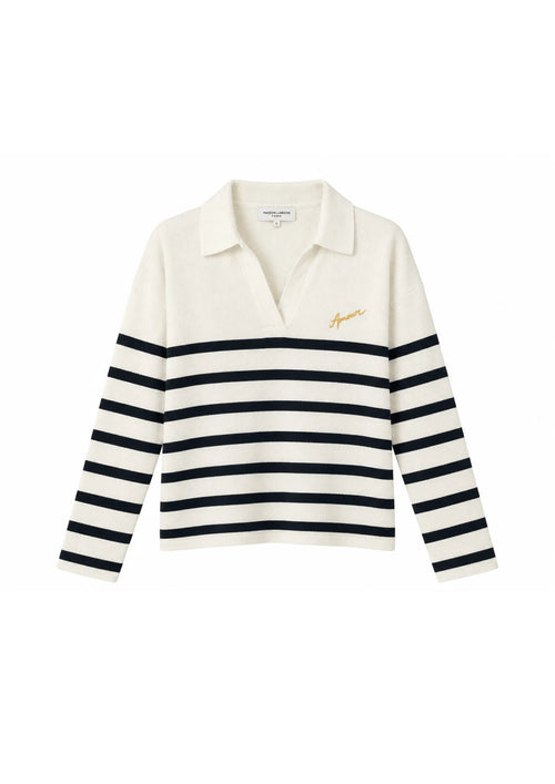 MONDOVIE AMOUR STRIPED SWEATER
