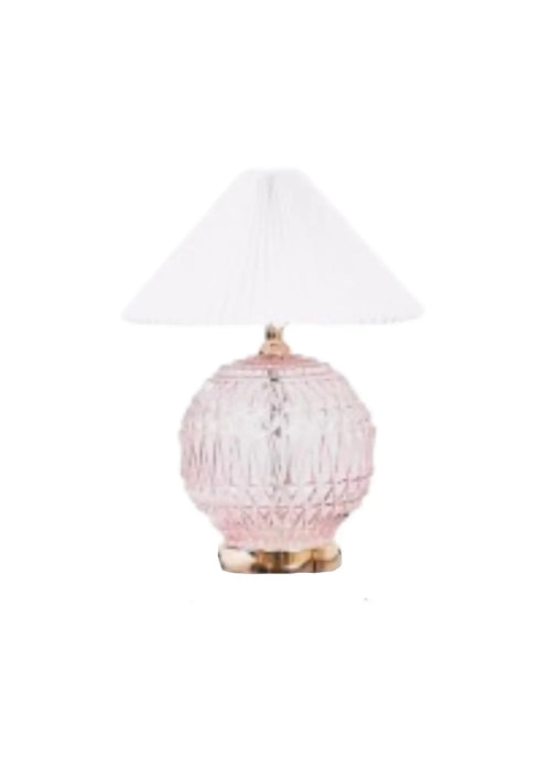 PINK CRYSTAL TABLE LAMP