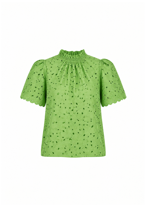 GREEN LOUISAH BLOUSE