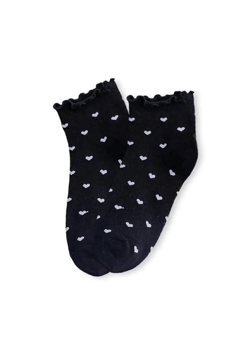 Rosa Herzsocken