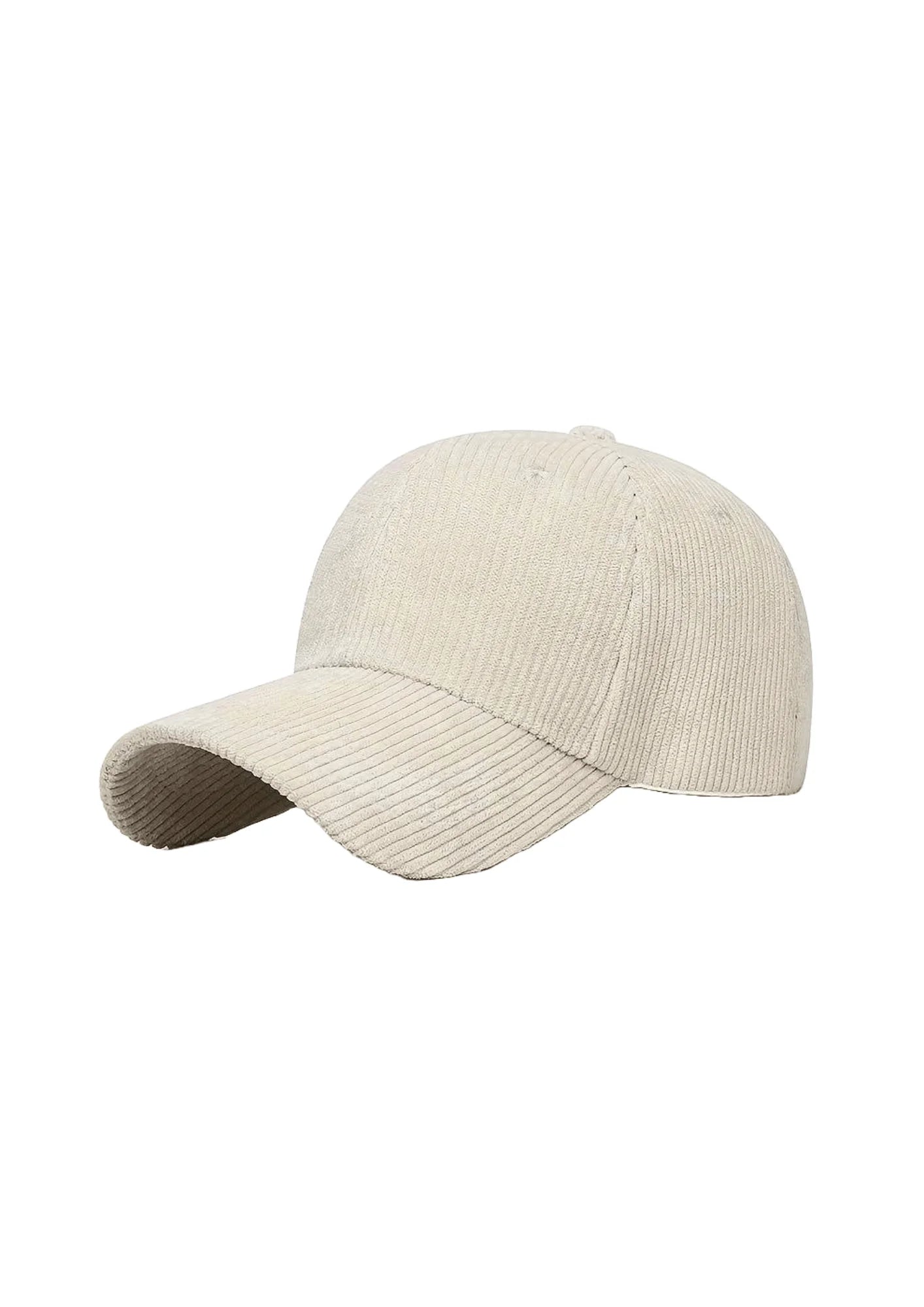 BEIGE CORDUROY CAP