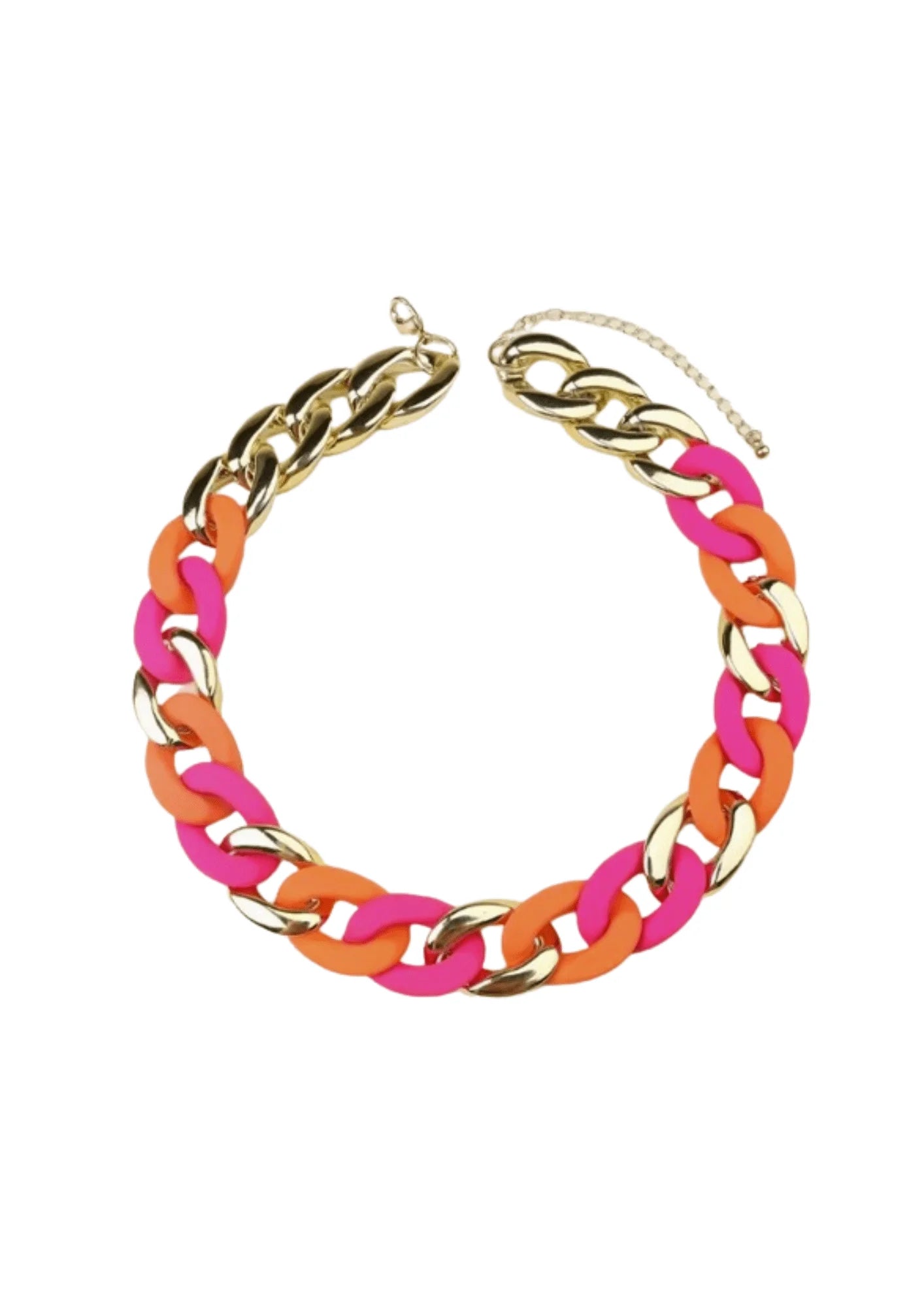 MULTICOLORED CHUNKY NECKLACE
