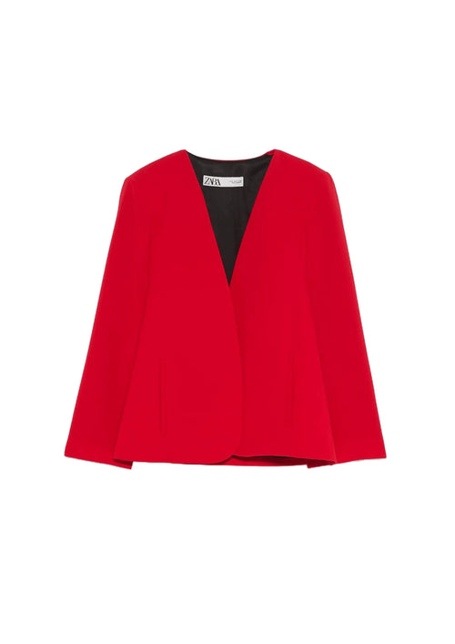 RED CAPE BLAZER