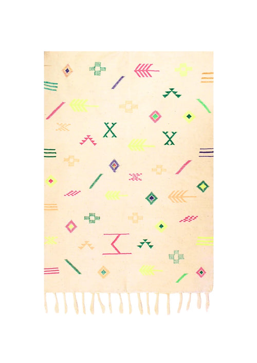 MEHRFARBIGER KILIM-WADZEM-TEPPICH