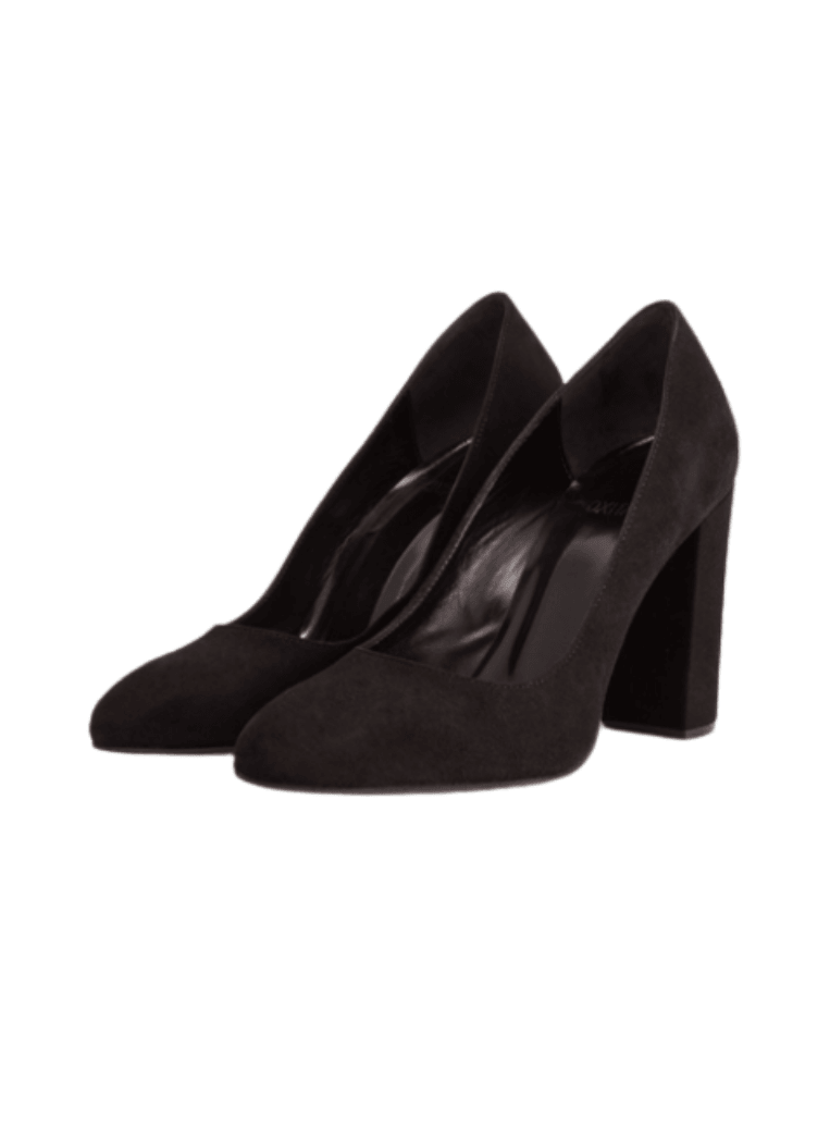 BLACK HIGH-HEELED SUZANNE SHOES - codressing
