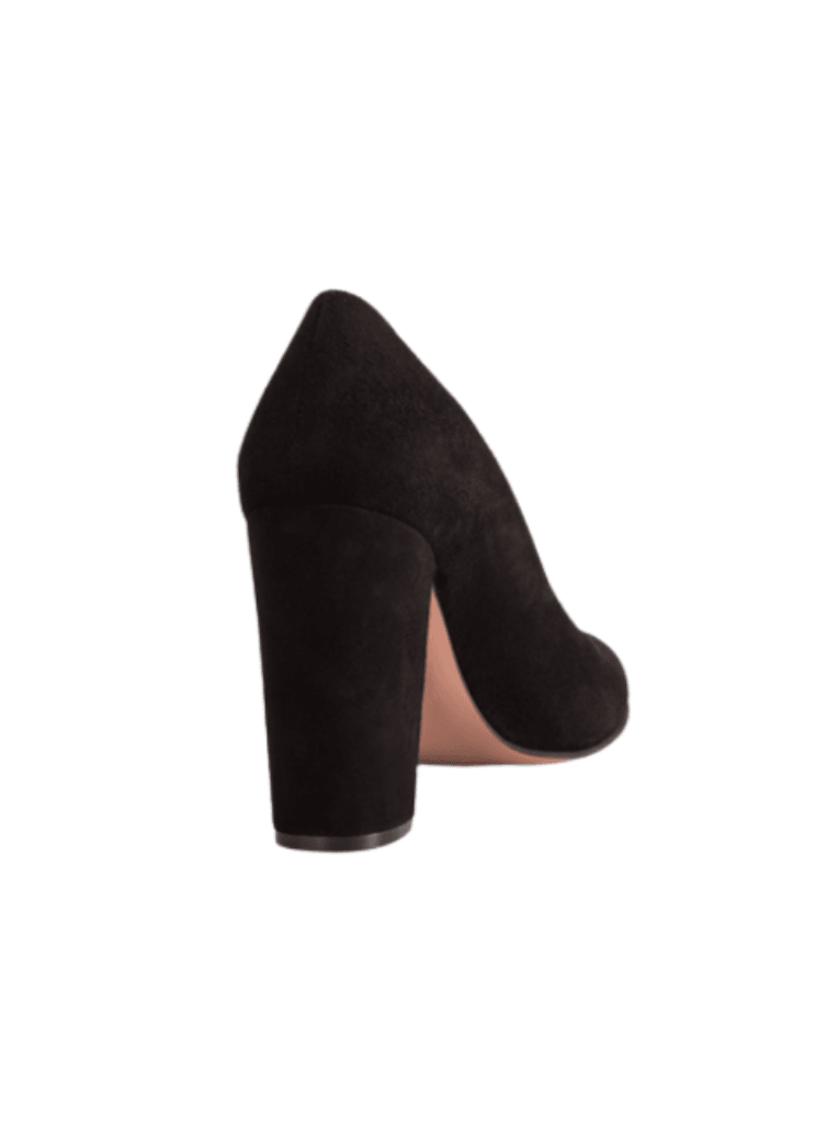 BLACK HIGH-HEELED SUZANNE SHOES - codressing