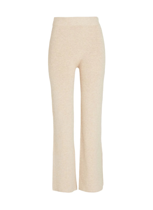 Strickhose in Mandelheather stricken