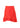 RED FLOUNCED SKIRT