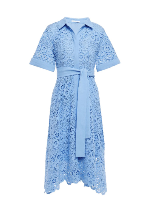 LIGHT BLUE LACE DRESS