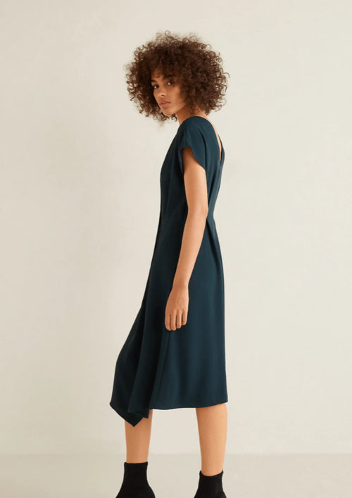 DARK GREEN DRESS