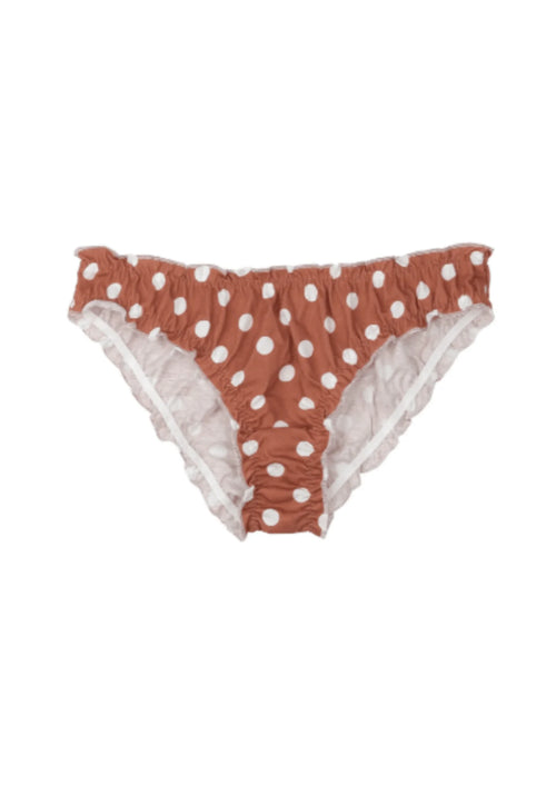 Terracotta Polka Dot Bloomer
