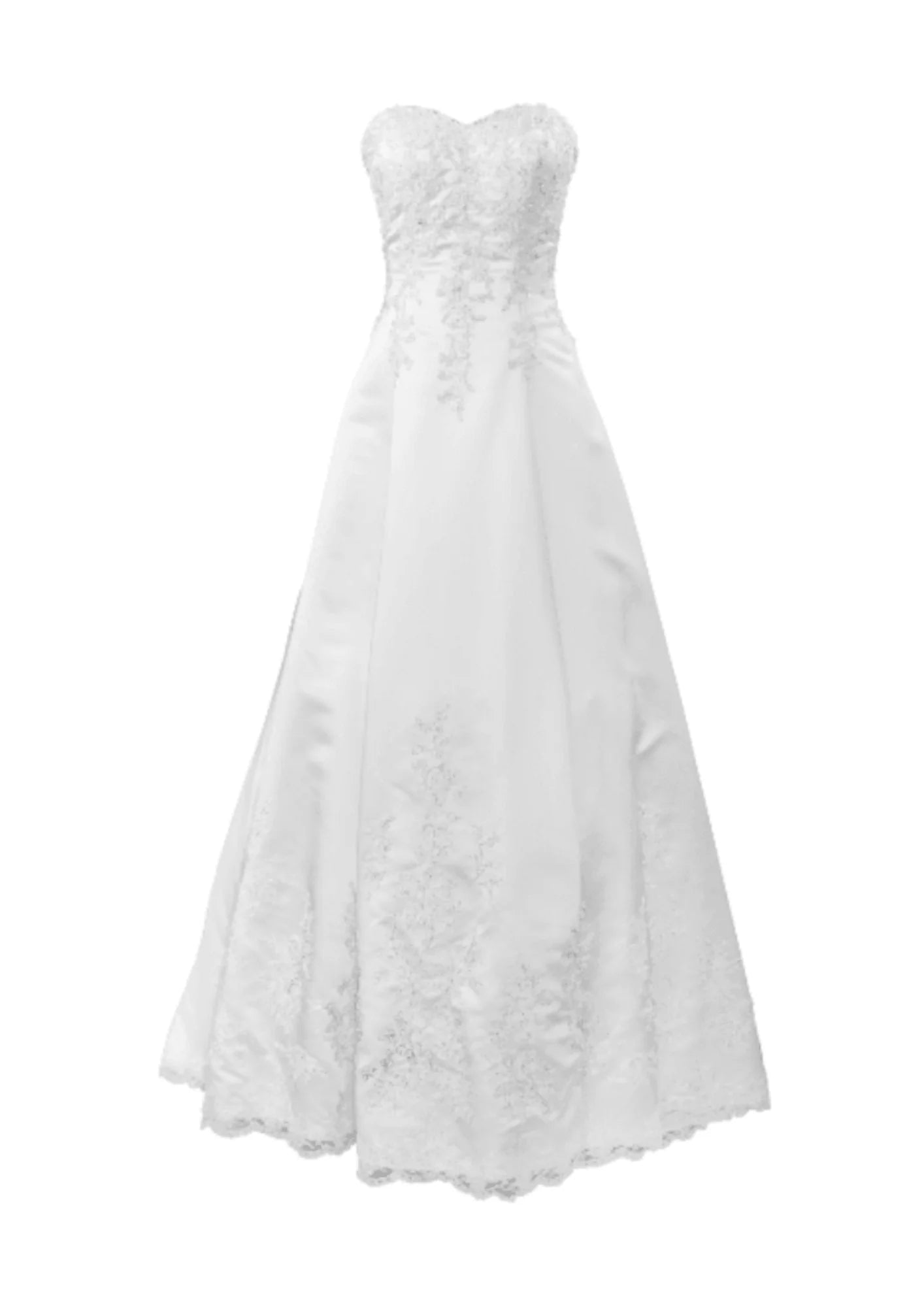 STRAPLESS WEDDING DRESS