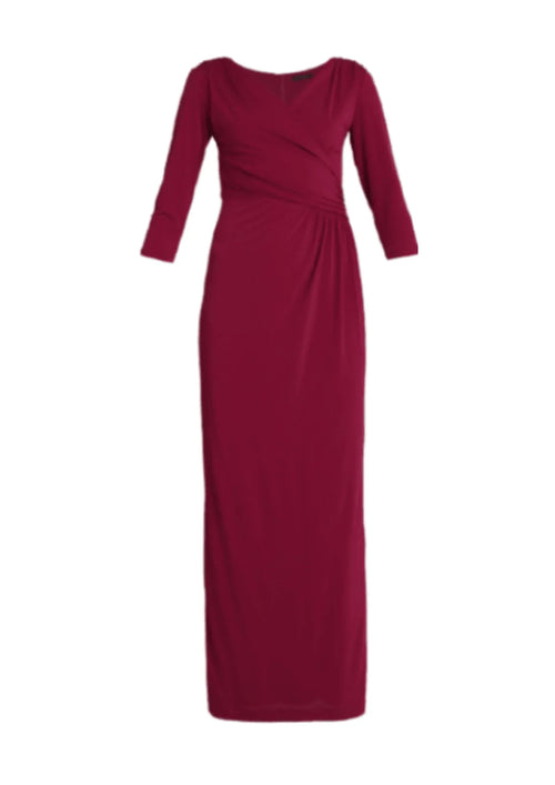 DARK RED LONG DRESS