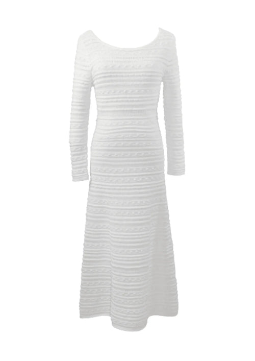 Ecru Maria Long Kleid