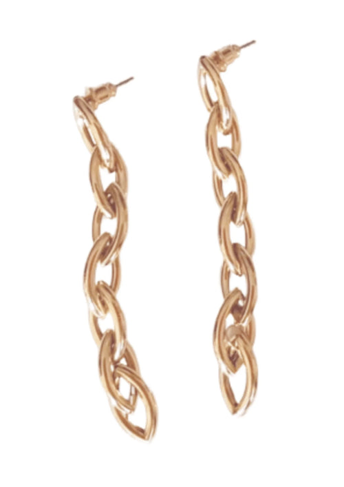 Boucles d'oreilles en or pendentif