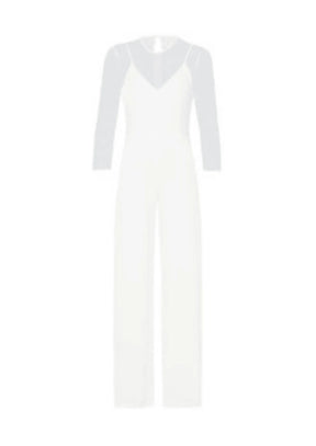 Schneeweiß -Brautoutsuit