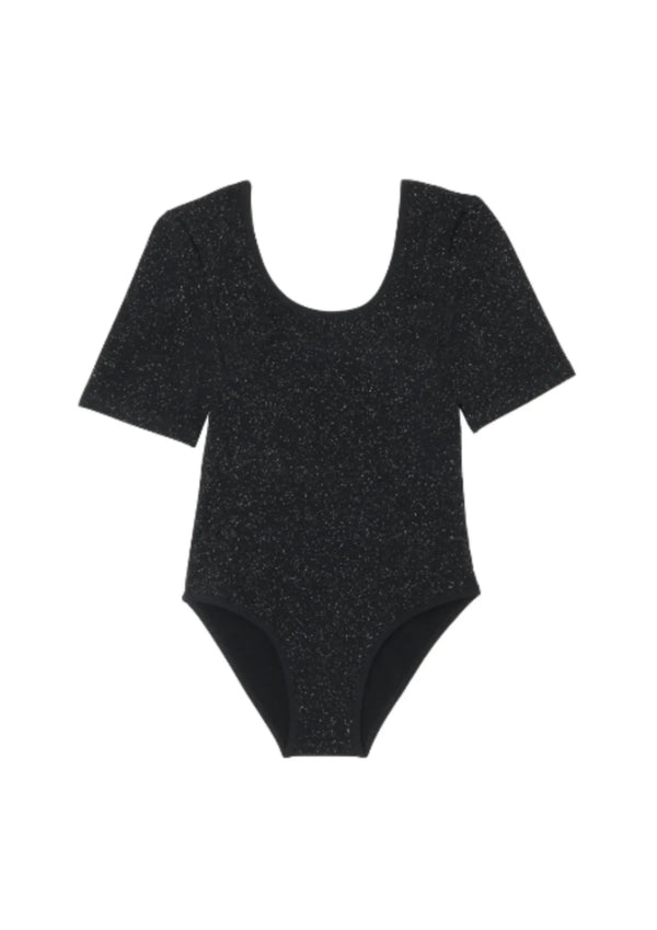 Corps à paillettes noires