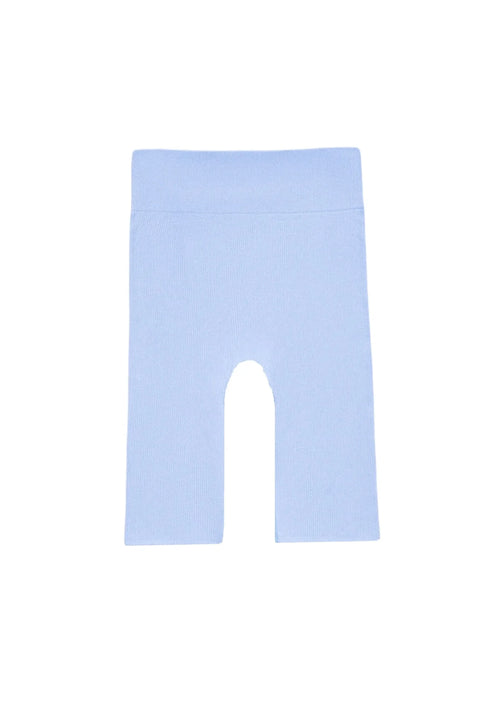 Cycliste tricoté bermuda bleu