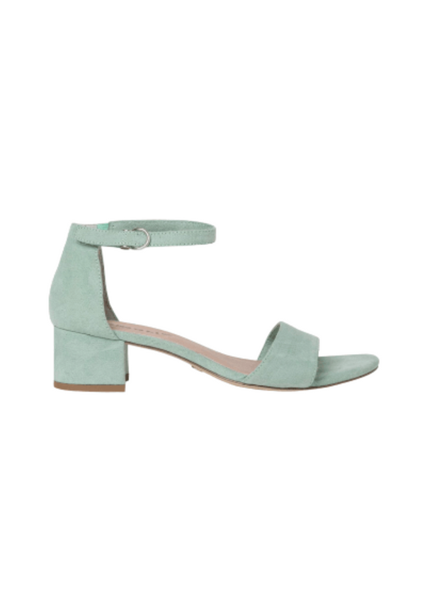 Sandales vertes à la menthe