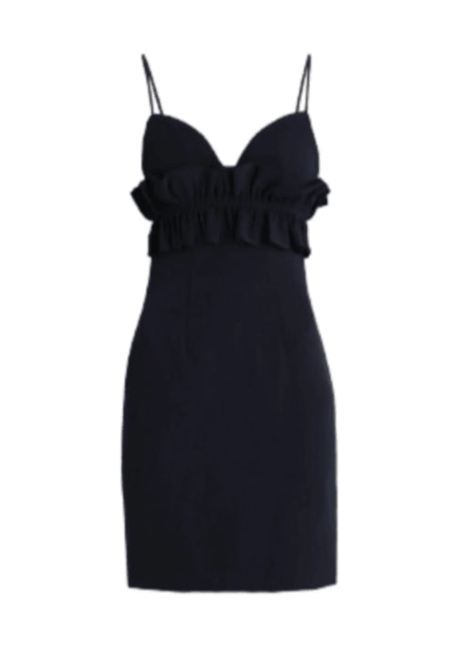 DARK BLUE PARTY MINI DRESS