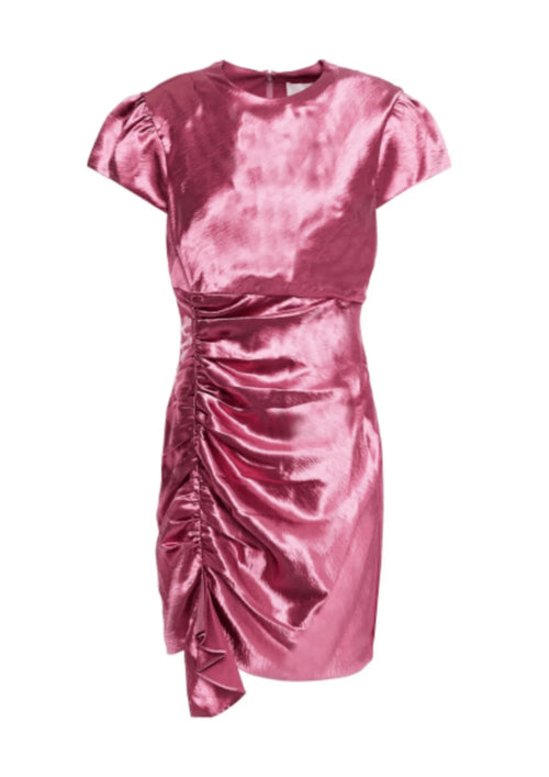 PINK SATIN DRESS