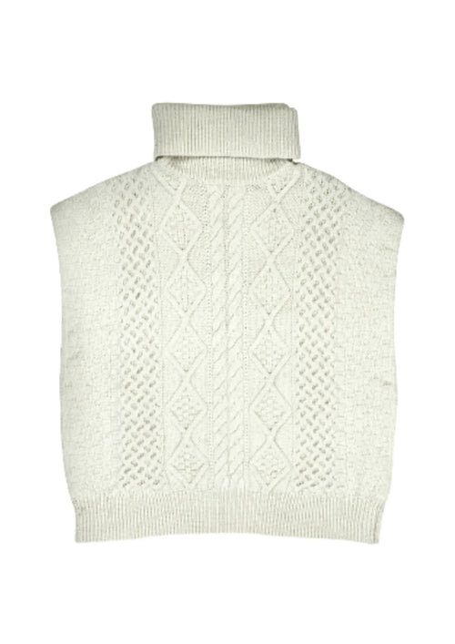OFF WHITE SLEEVELESS SWEATER