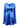 Robe courte en satin - Blue Electric