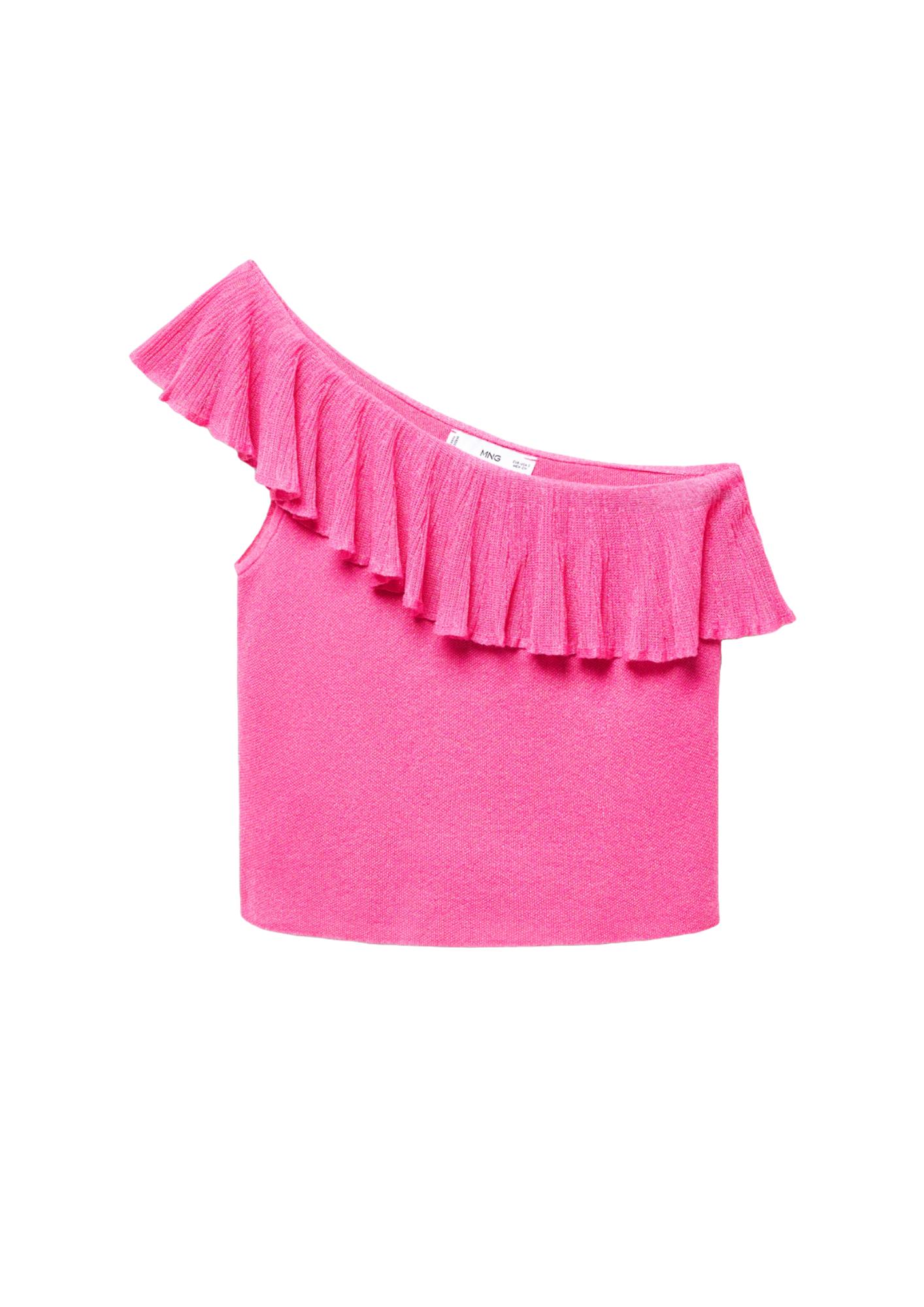 PINK ONE-SHOULDER TOP