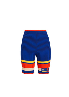 STRIPED MULTICOLORED SHORTS
