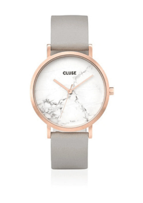 Montre en quartz analogique en marbre