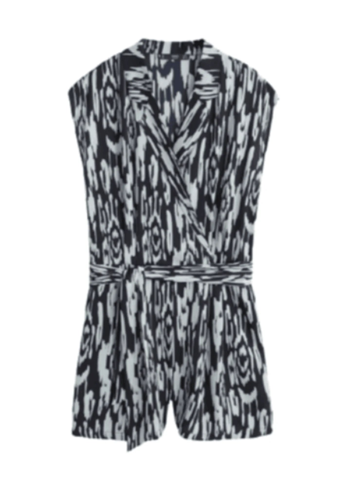 BLACK AND WHITE PLAYSUIT