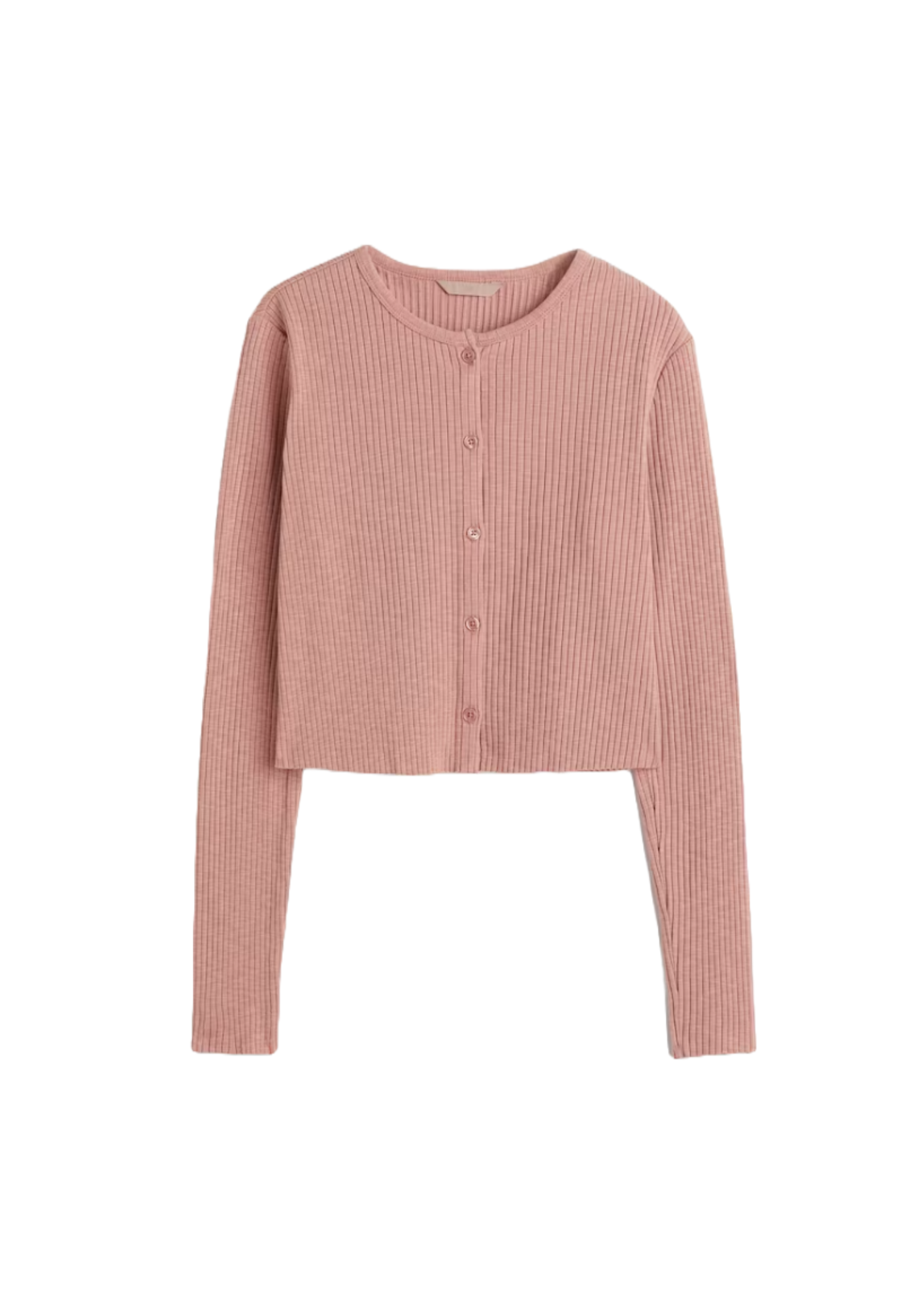 LIGHT PINK LONG SLEEVED TOP