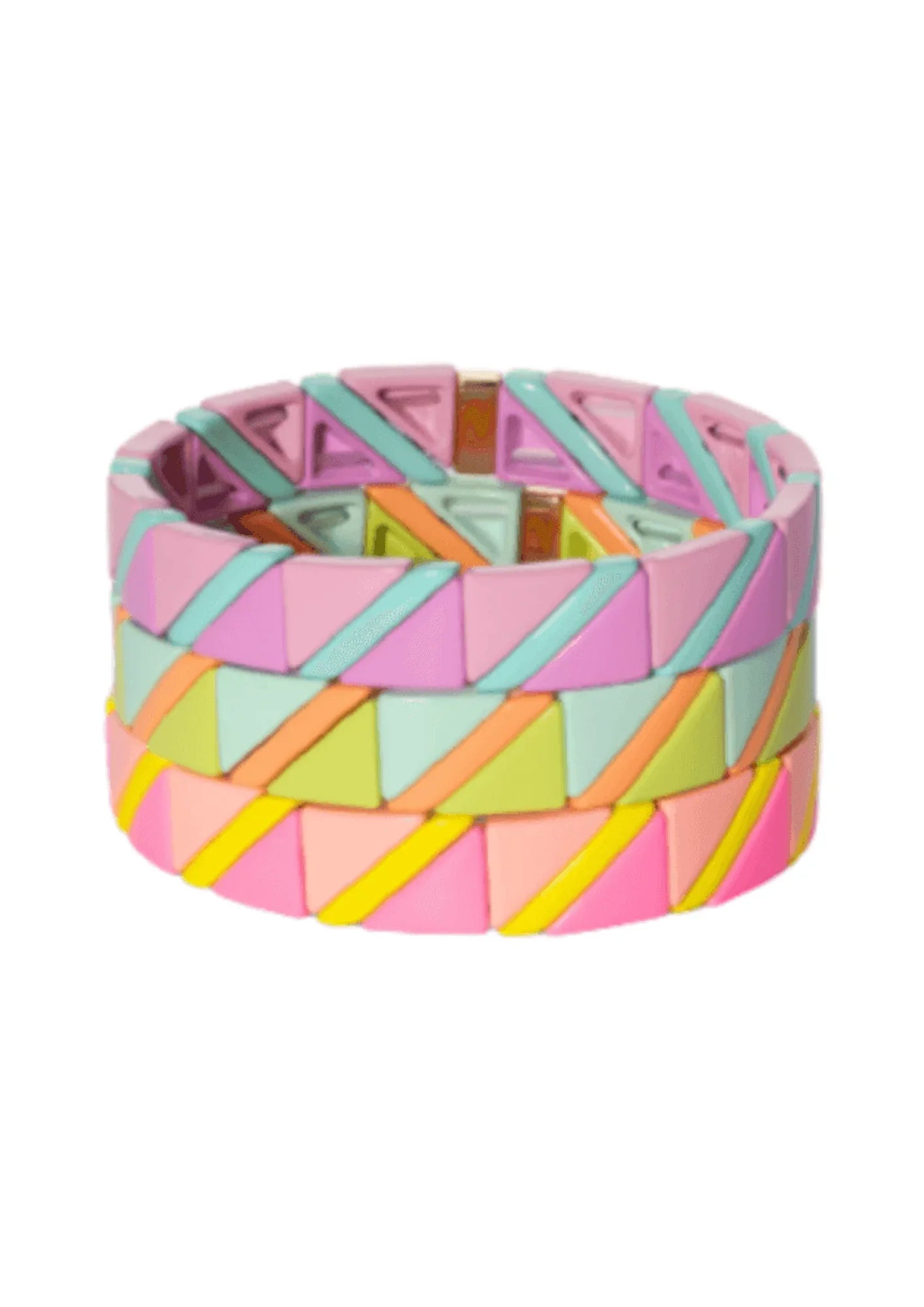 3 bracelets colorés