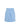 Mini-jupe à effets enveloppants bleu clair