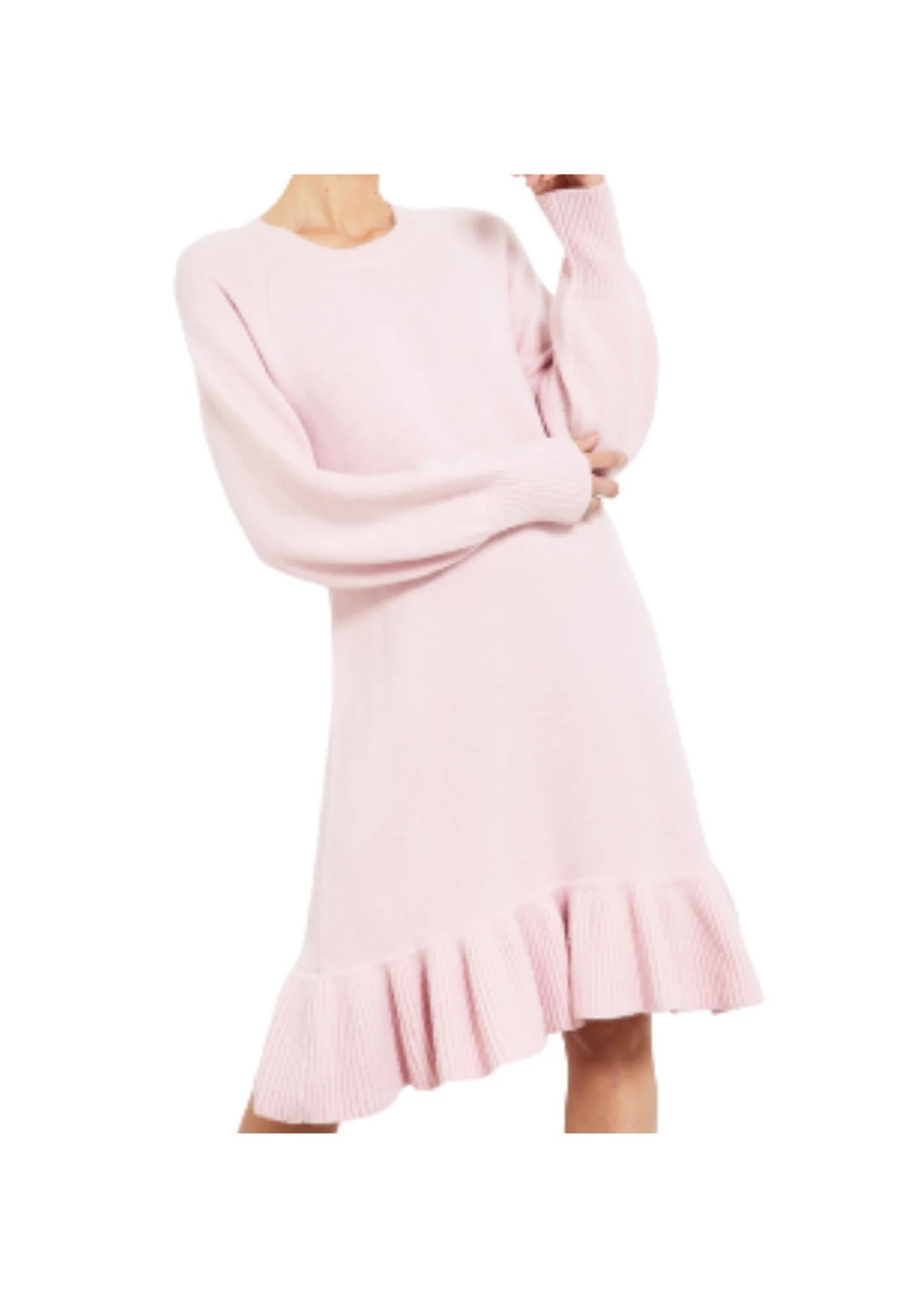 PINK KNITTED DRESS