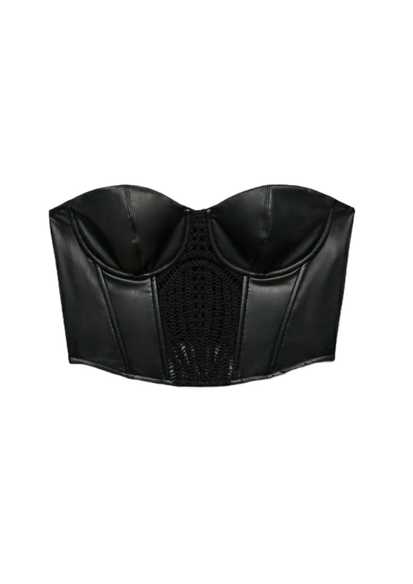 CORSET COURT NOIR