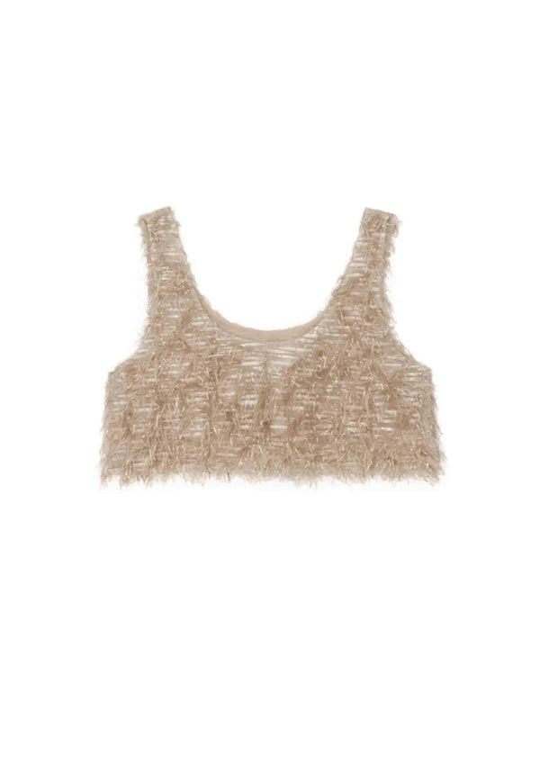 SILVER KIRI SLEEVELESS TOP