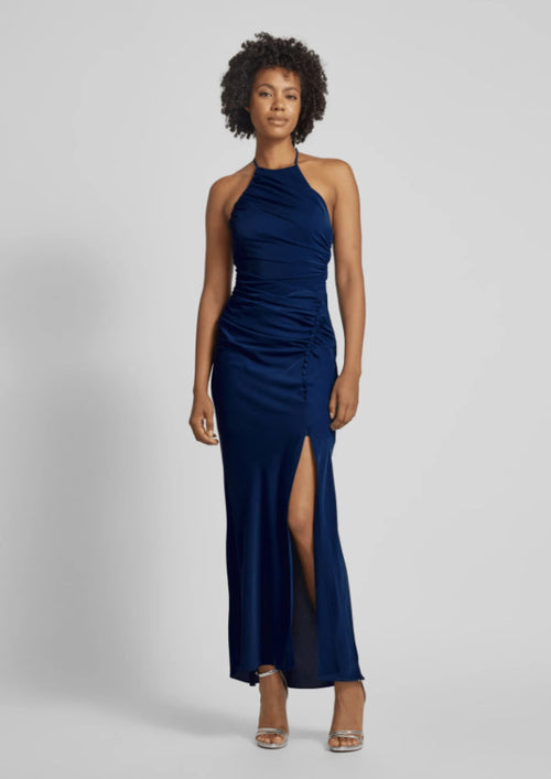 MARINEBLAUES GEORGINA-ABENDKLEID