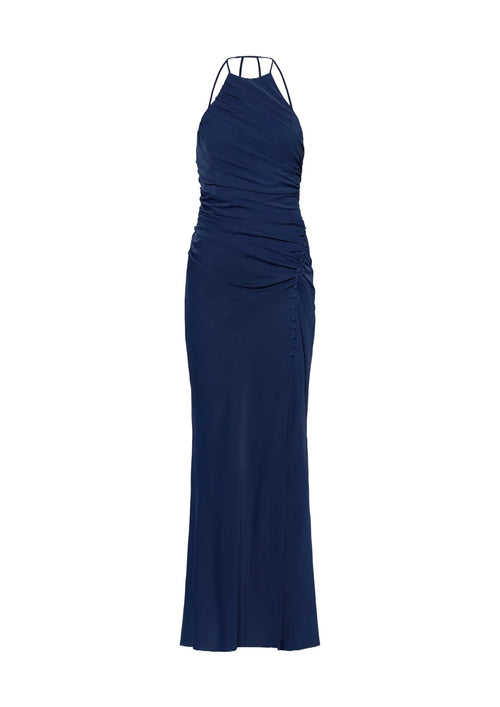 MARINEBLAUES GEORGINA-ABENDKLEID