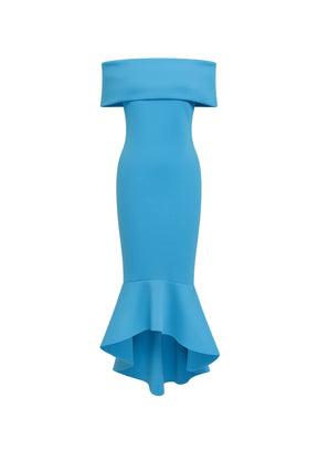 PEPLUM OFF THE SHOULDER DRESS