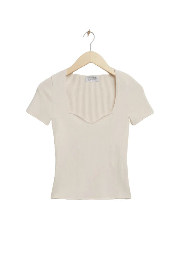 HAUT EN MAILLE BEIGE