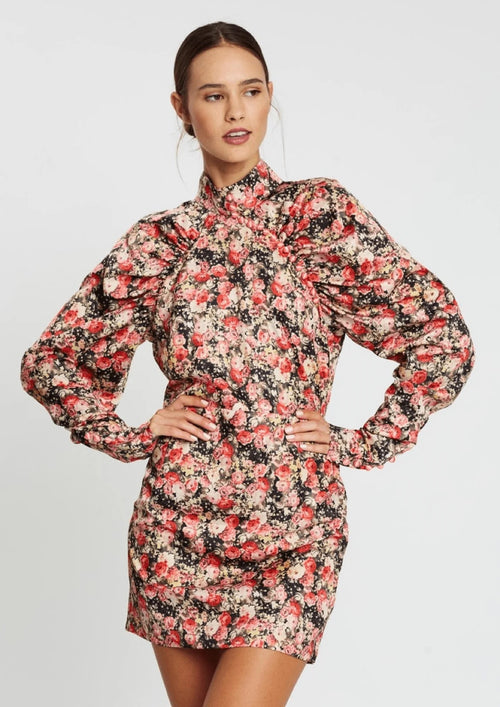 KIM BLUMEN-MINIKLEID