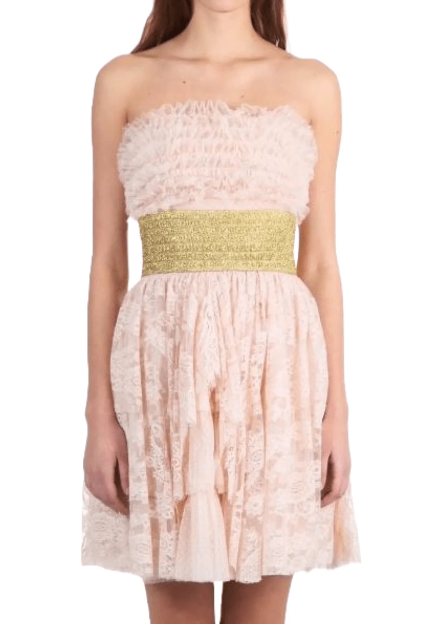 manoush pink dress Manoush Knee Length Pink Summer Dress