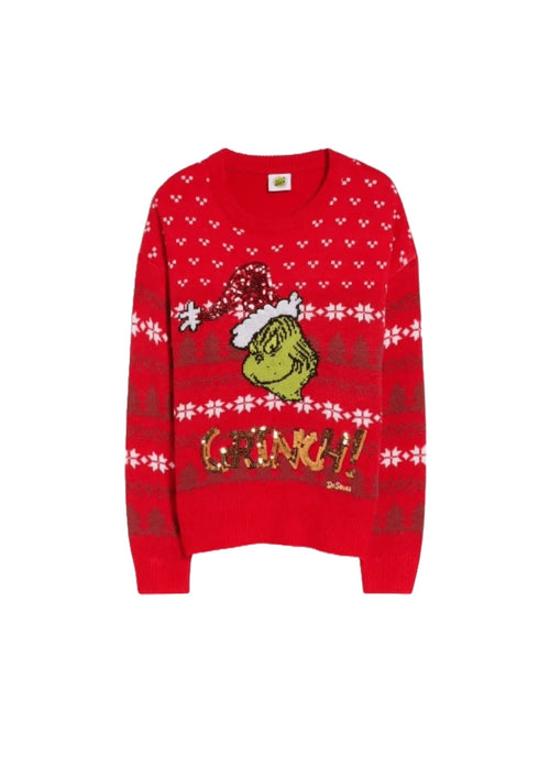 RED GRINCH SWEATER